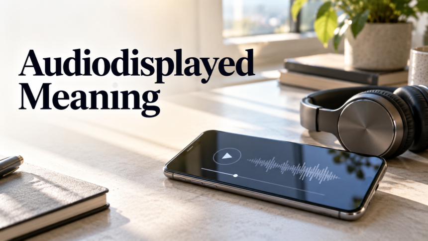 Audiodisplayed Meaning